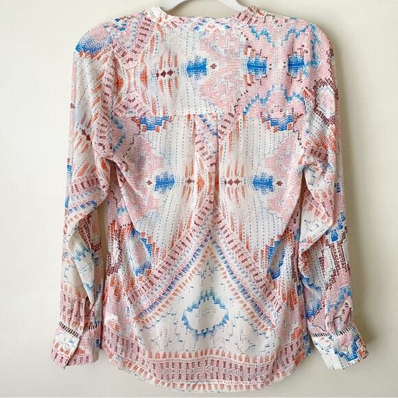 Dolan Anthropologie | Mesilla Peasant Blouse Popover Aztec Southwestern Small - Picture 6 of 9